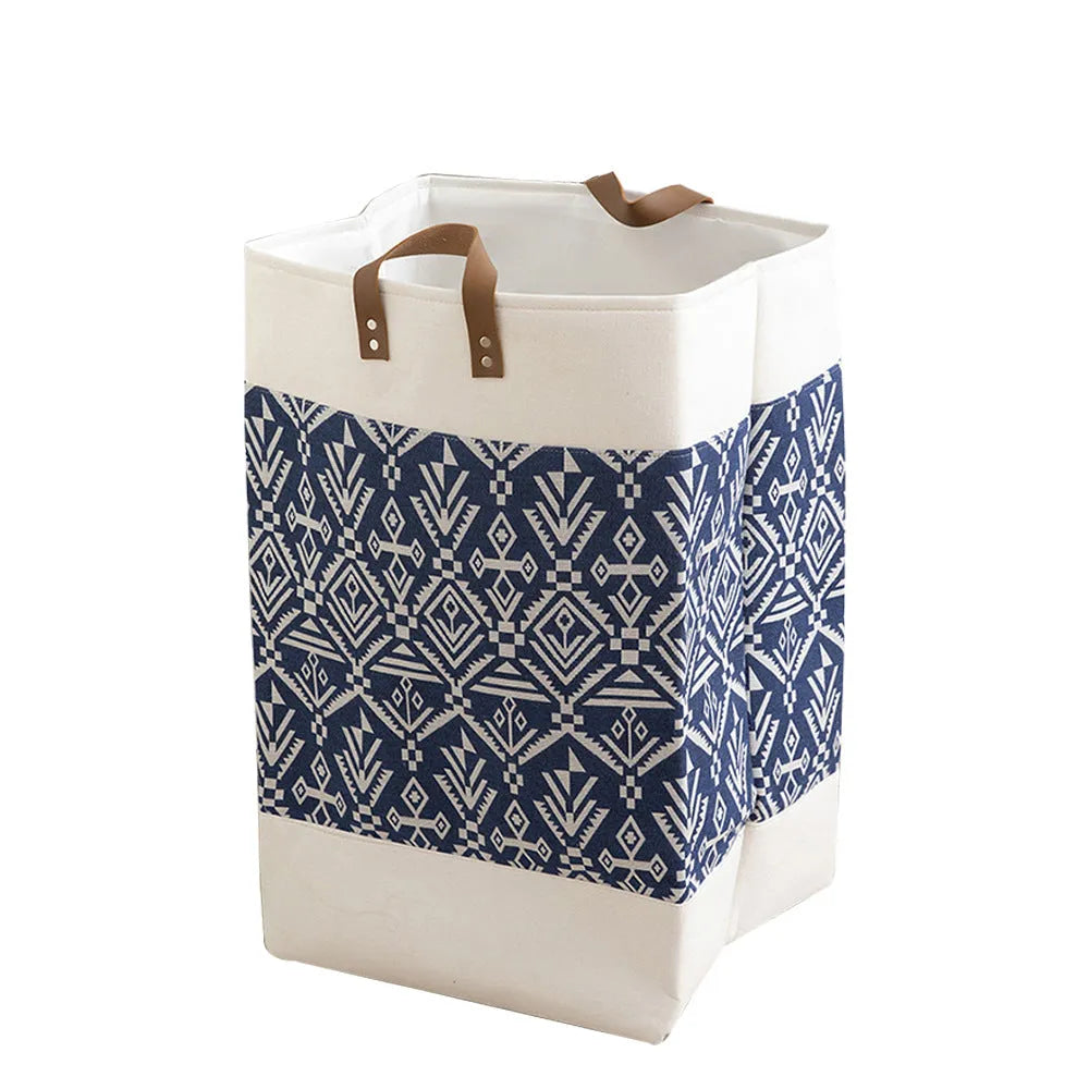 35cm wide fabric storage box for clothes and bedding organisation in colourful bear pattern