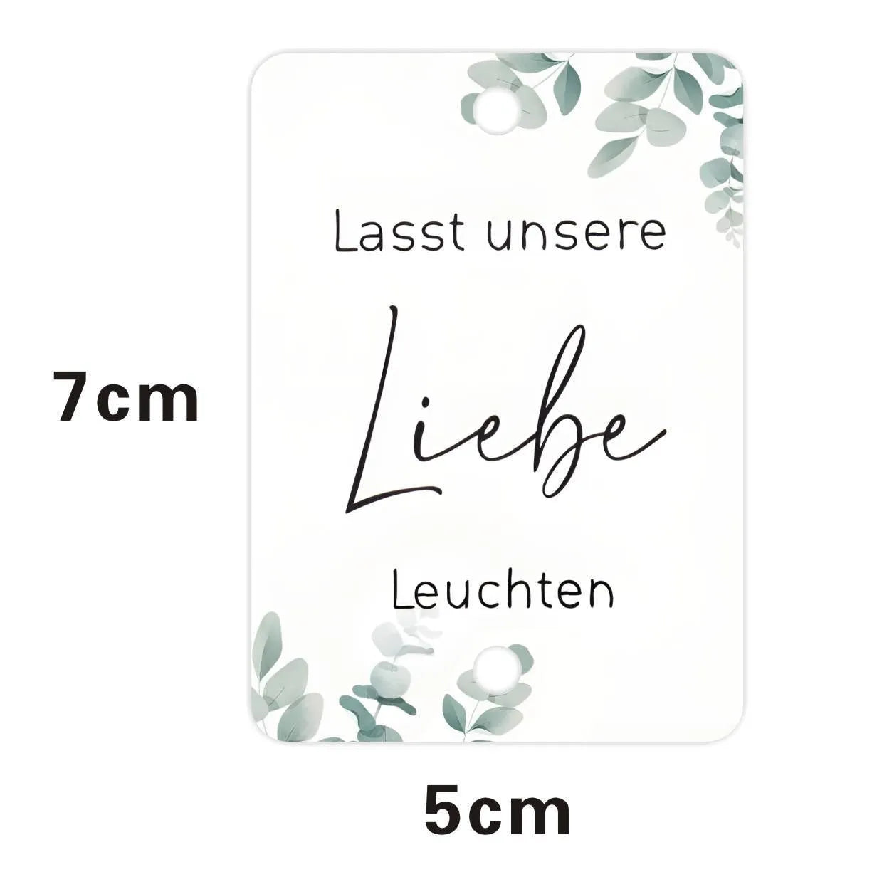 G45 style white card decorative labels for wedding baptism communion celebrations, 50 sheets per set