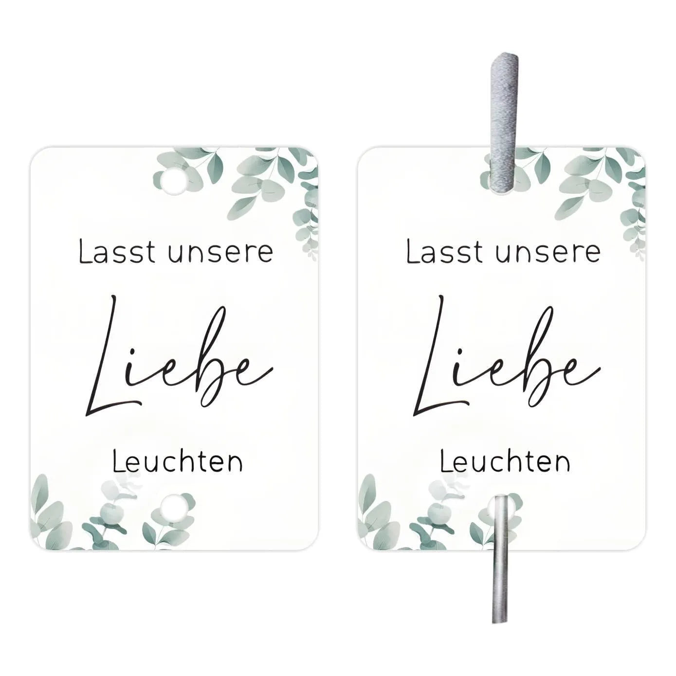 G45 style white card decorative labels for wedding baptism communion celebrations, 50 sheets per set