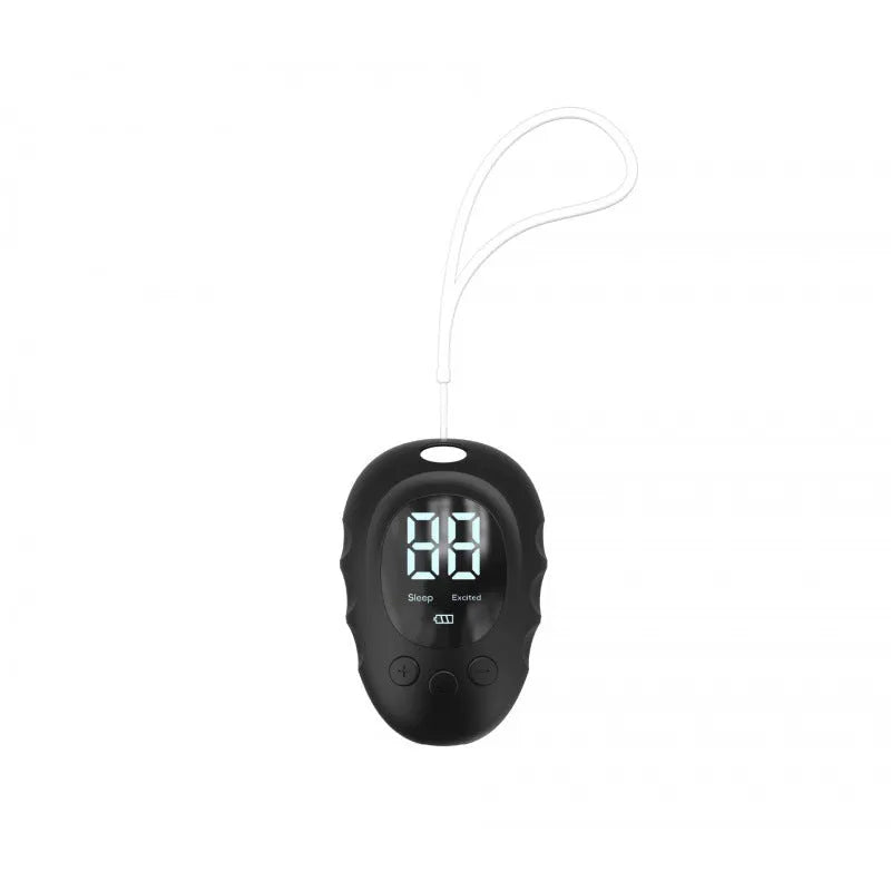 Silicone sleep monitor hand grip in white, black, or green colours with charging cable