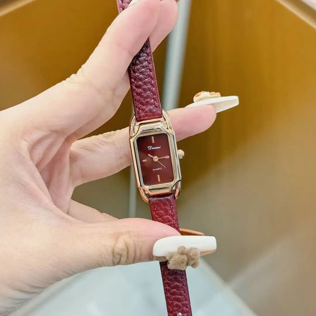 Women's alloy watch with 8mm thickness in Chinese style design showing multiple colour and case options
