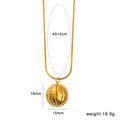 Stainless steel women's necklace with colourful apple, grape, watermelon, pineapple, strawberry and banana fruit charms.