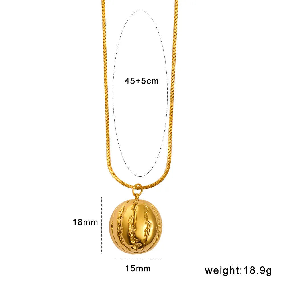 Stainless steel women's necklace with colourful apple, grape, watermelon, pineapple, strawberry and banana fruit charms.