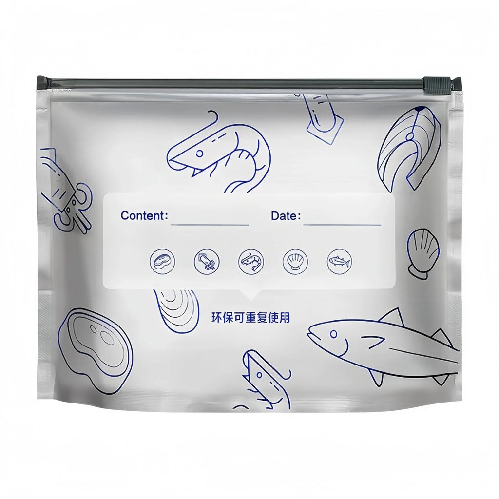 Aluminum foil sealed fresh-keeping bag in small, medium, and large sizes with bag and box style options