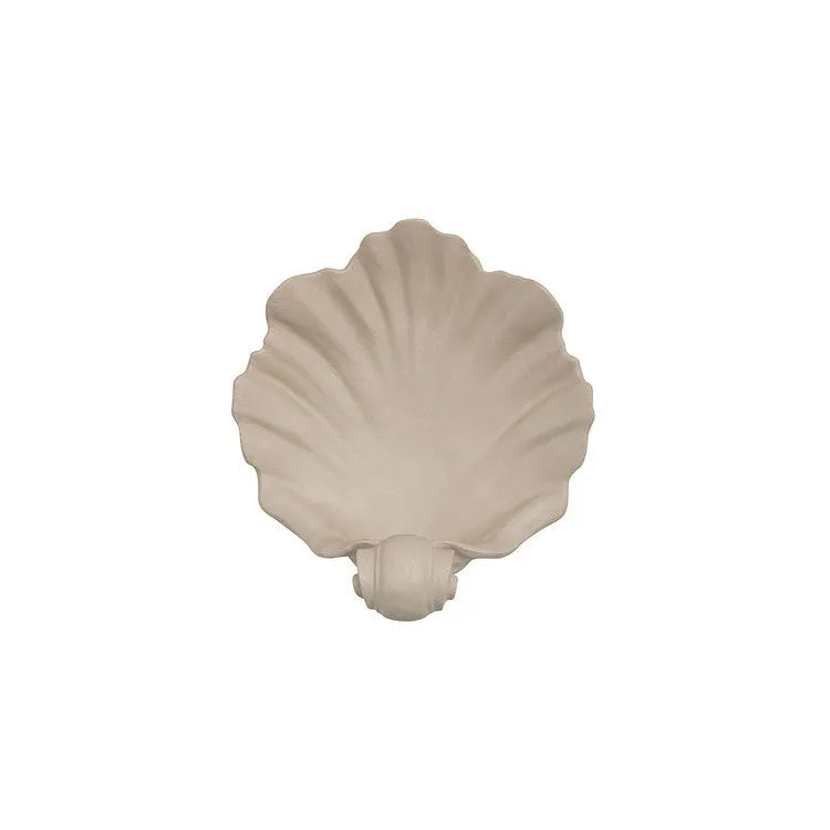 White resin simulation shell fruit plate ornament for decorative storage and display