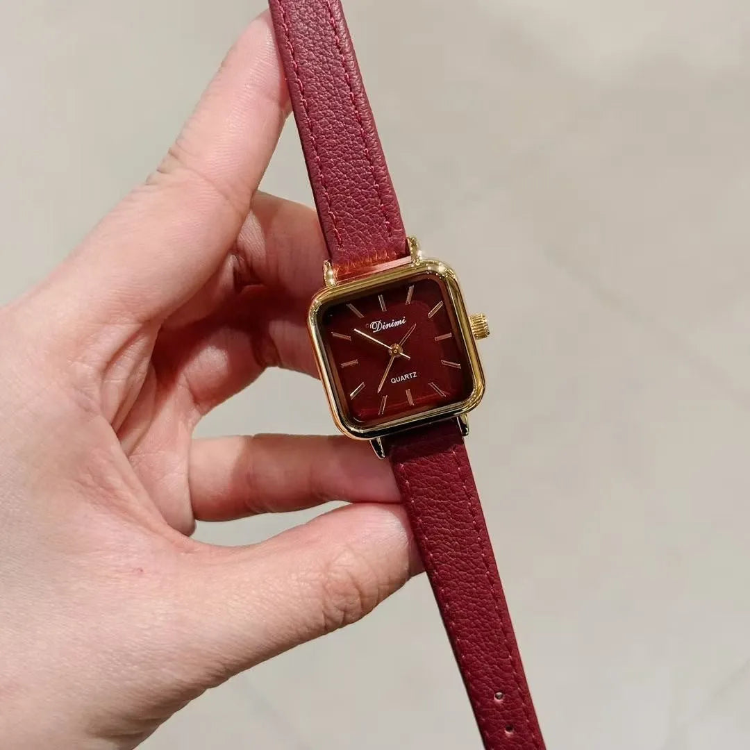 Women's alloy watch with 8mm thickness in Chinese style design showing multiple colour and case options