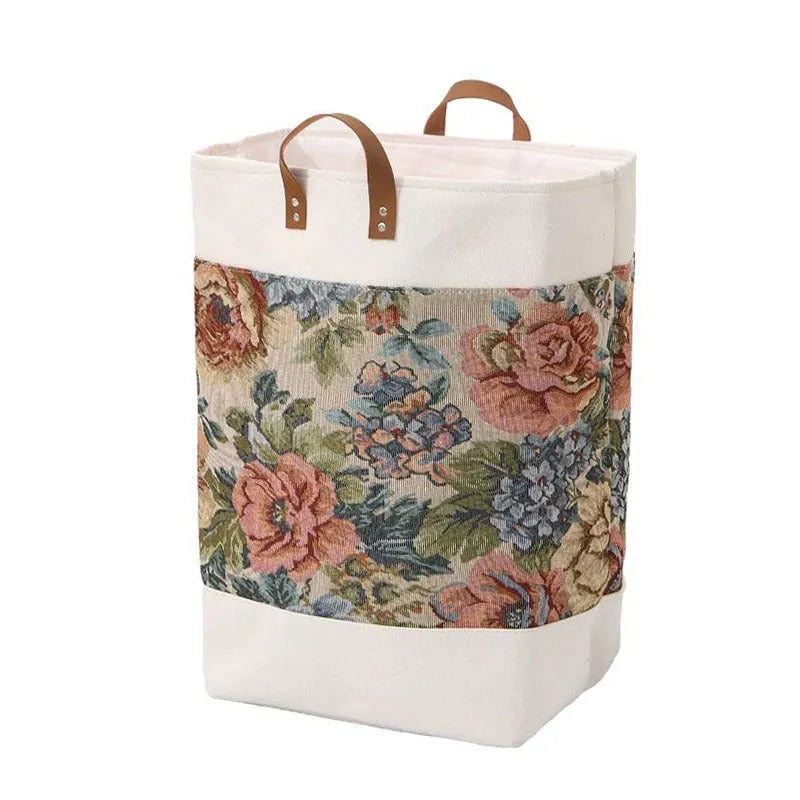 35cm wide fabric storage box for clothes and bedding organisation in colourful bear pattern