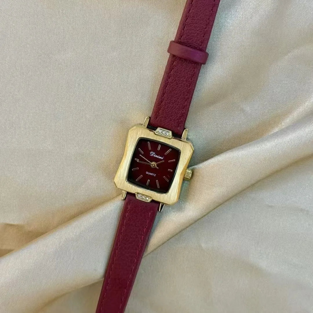 Women's alloy watch with 8mm thickness in Chinese style design showing multiple colour and case options