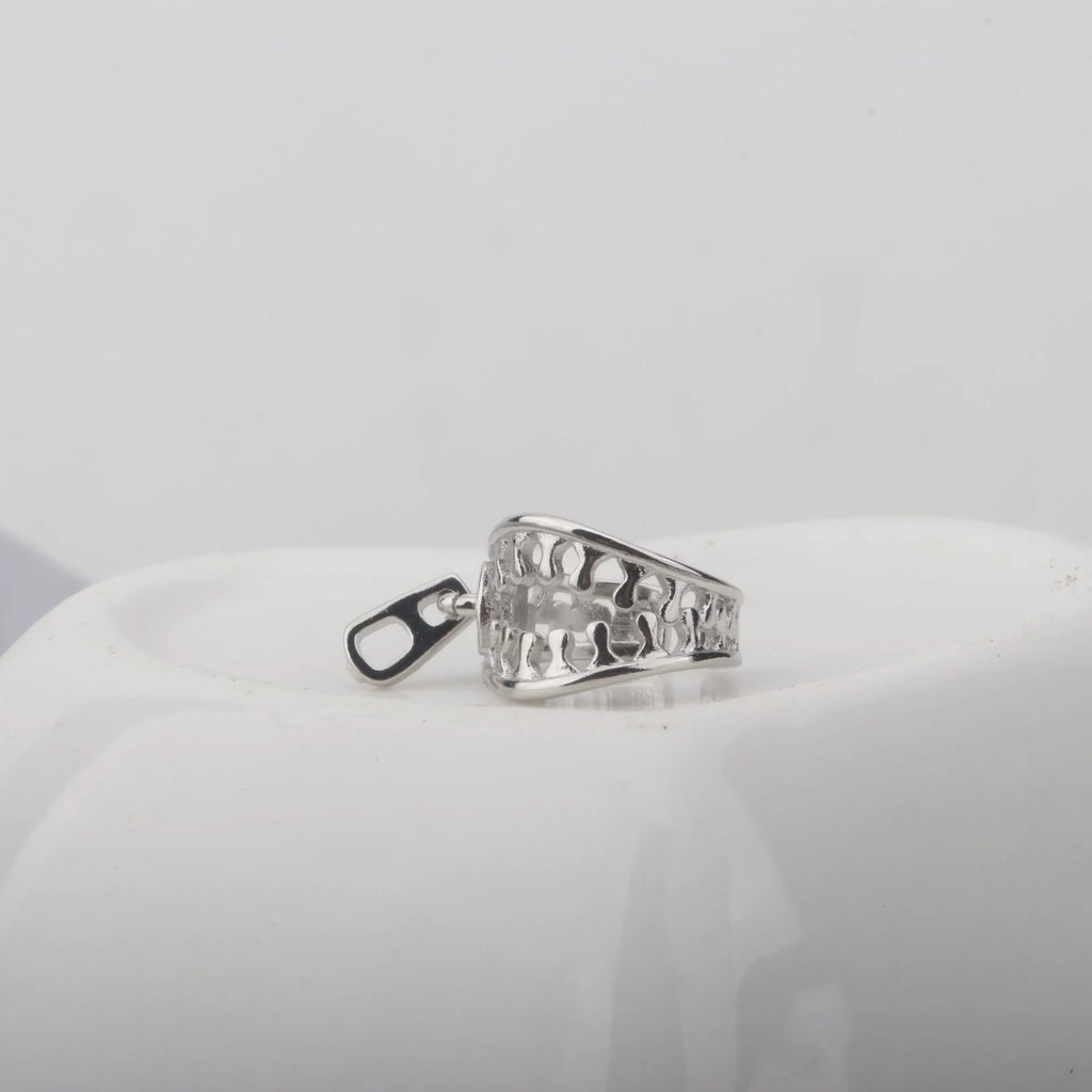 Copper geometric clip earrings with simple line design in ES862 colour