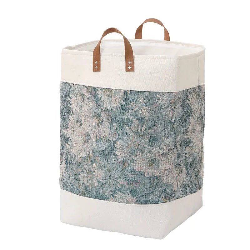 35cm wide fabric storage box for clothes and bedding organisation in colourful bear pattern