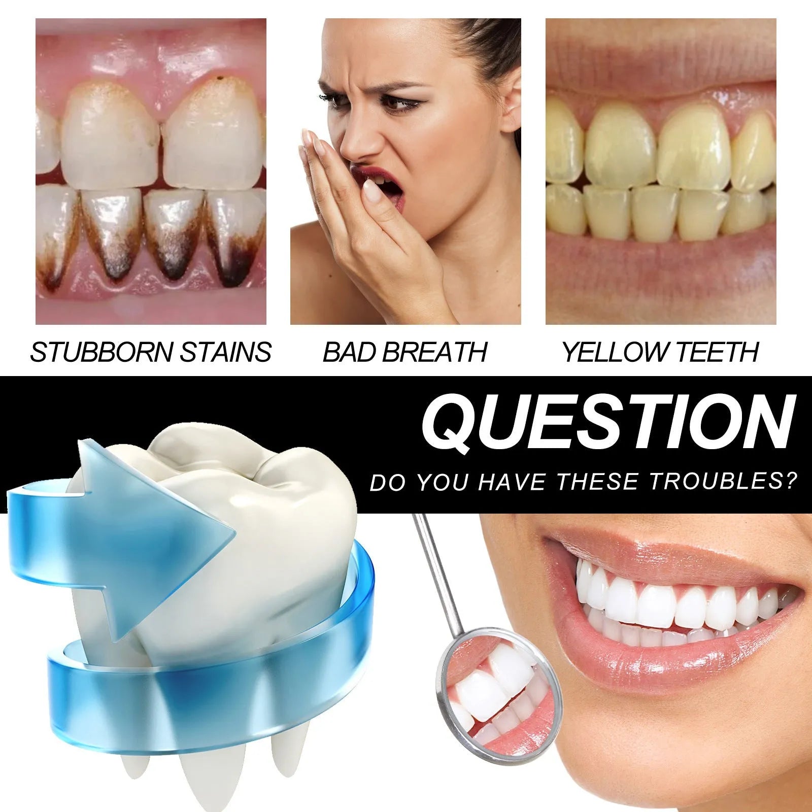 A single 30ml tube of Bamboo Charcoal Bright White Stain Removing Toothpaste.