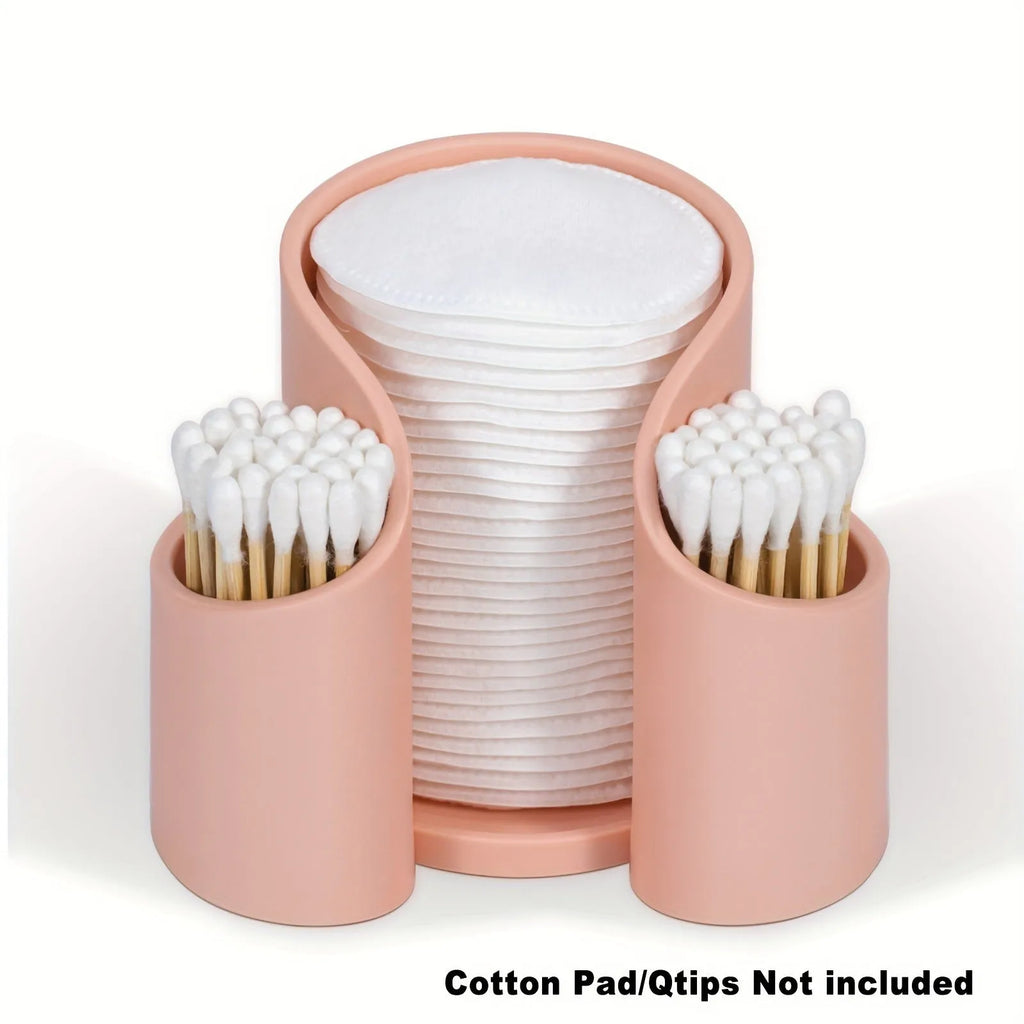Plastic dental floss storage cotton box in solid colour design