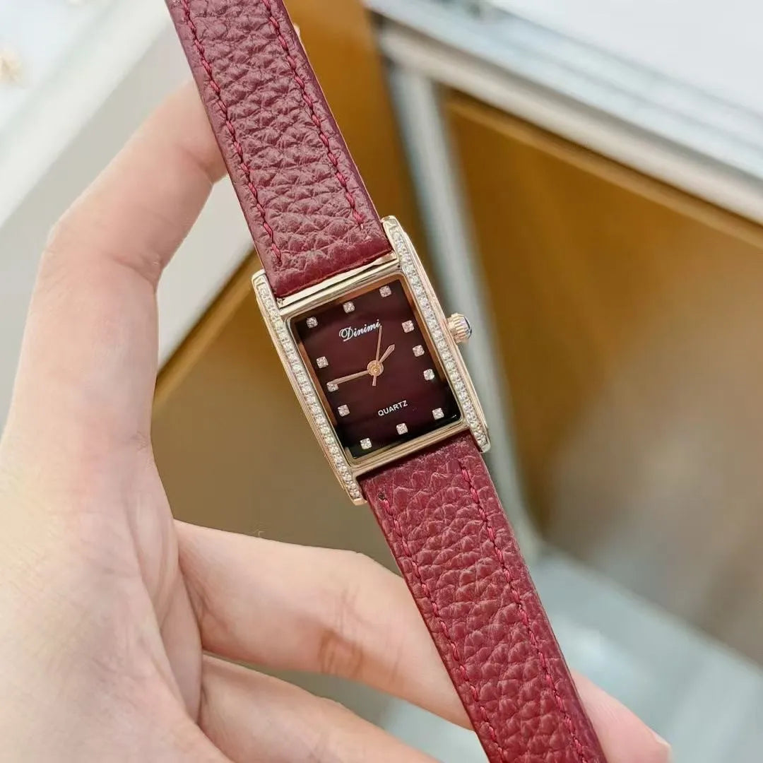 Women's alloy watch with 8mm thickness in Chinese style design showing multiple colour and case options