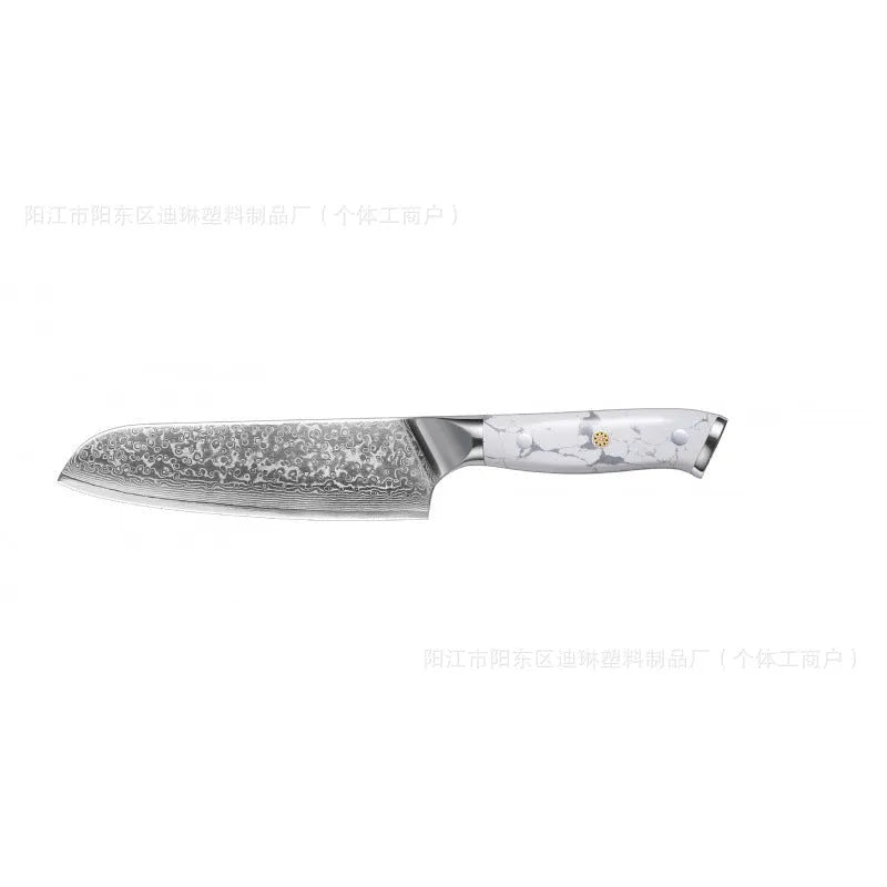 Damascus Special Combined Chef's Knife with 21cm VG10 blade and 32cm overall length