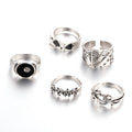 Black alloy poker ring with retro spade card design for creative jewellery collections