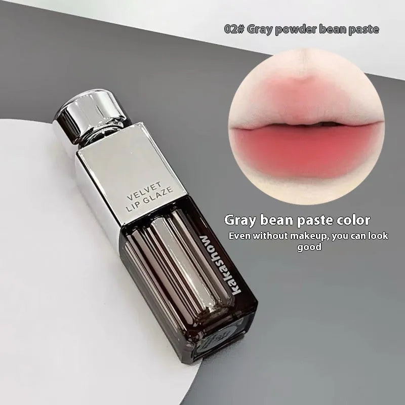 Matte soft mist lipstick in bullet format showing six available shade options