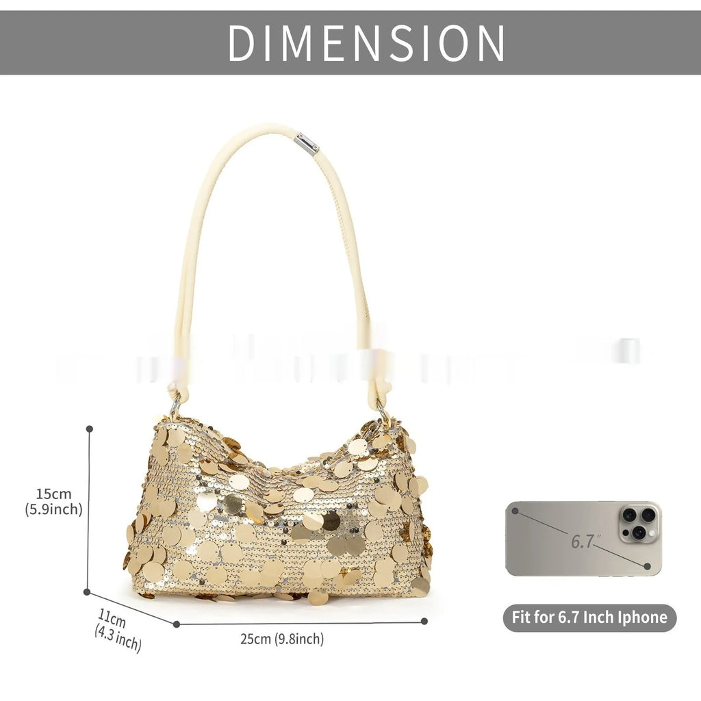 Soft black polyester women's crossbody underarm bag showing front sandwich pocket detail.