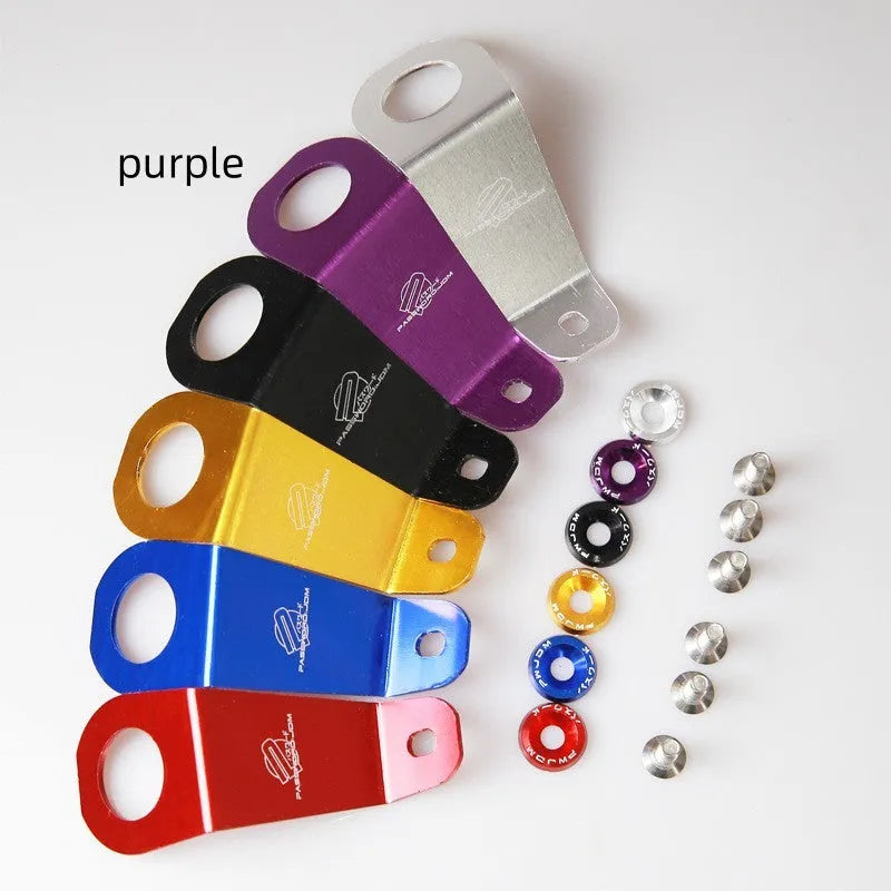 Aluminium alloy radiator mounting bracket for Honda Civic EG in choice of colours.