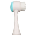Blue and pink pet paw brush with nylon bristles for dog and cat grooming