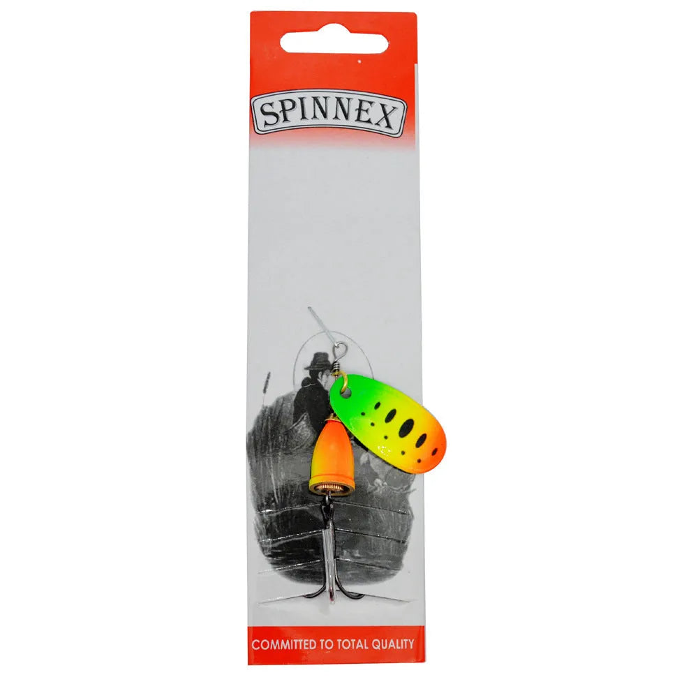 R composite rotating sequins copper bell fishing lure in seven colour variations