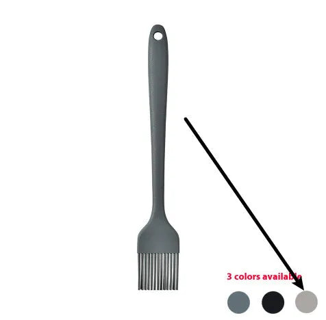 Silicone kitchenware 12 piece set with utensils and rotating storage bucket in black, grey, or khaki