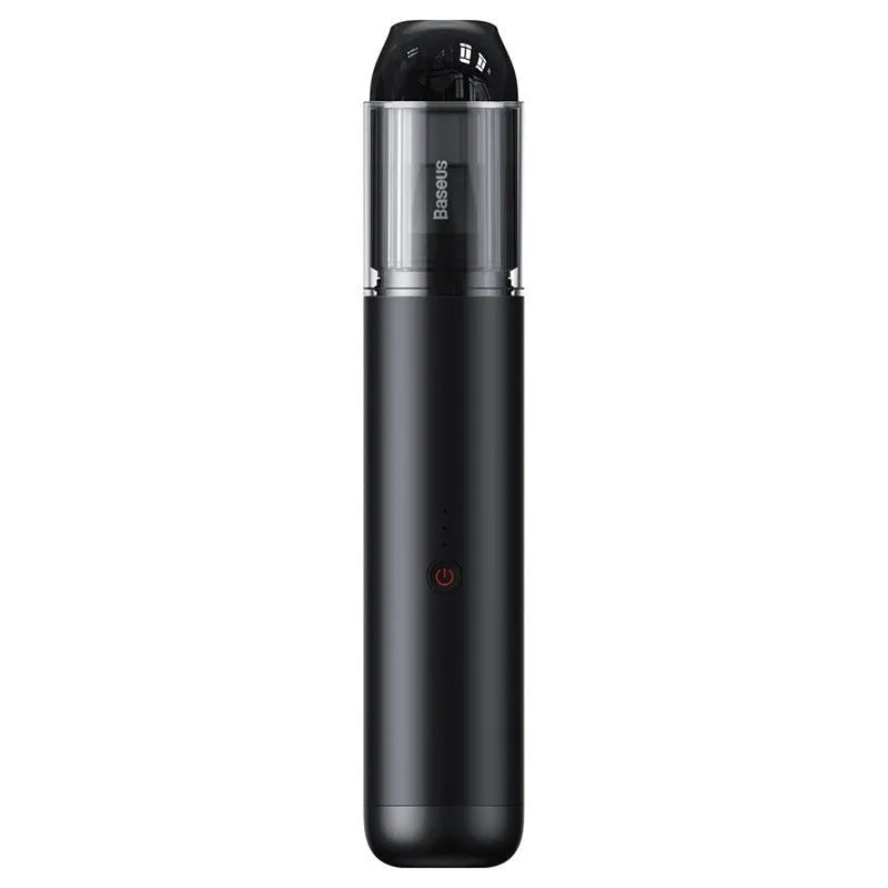 Wireless handheld car vacuum cleaner in black with 135W power and Type-C charging port