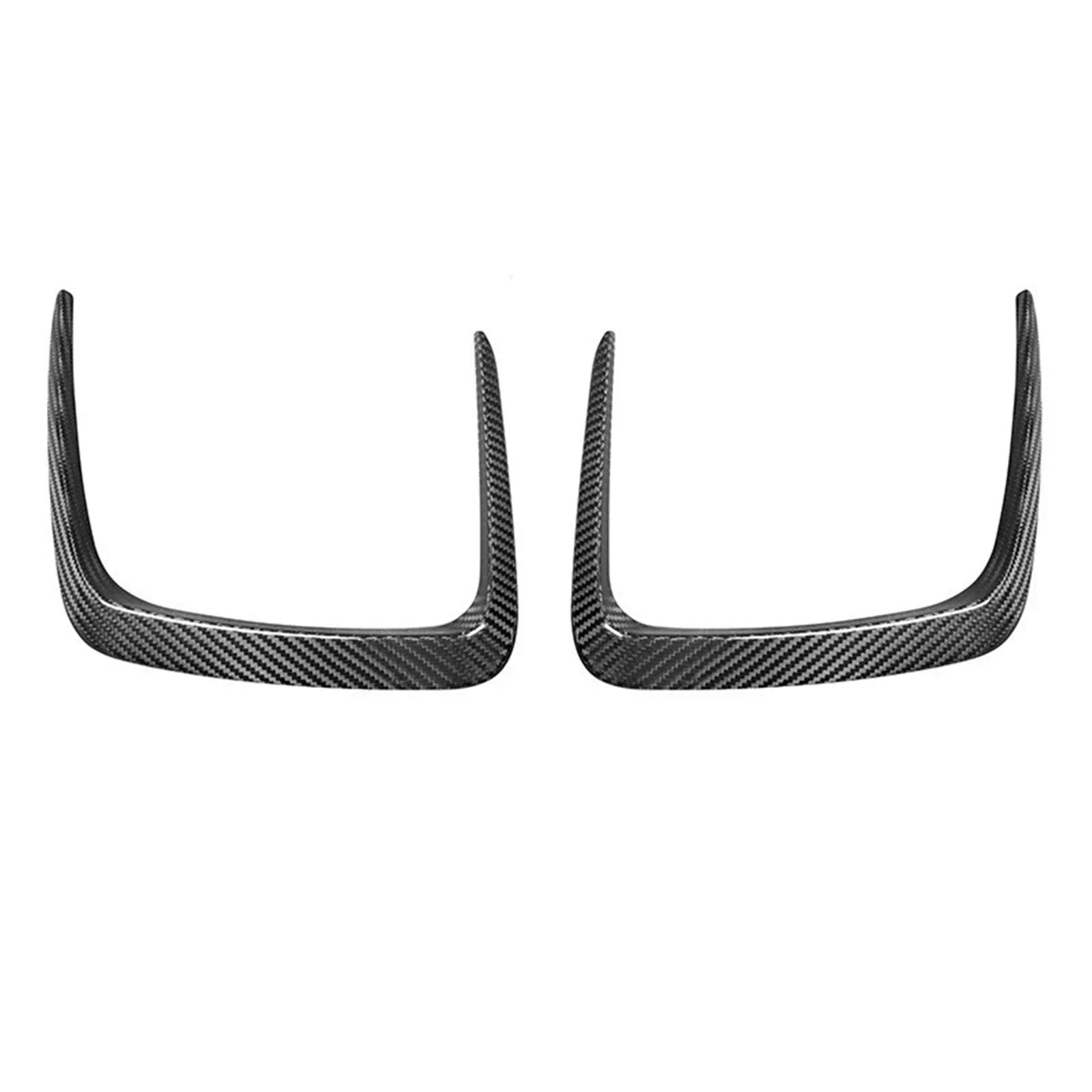 Black dry carbon fibre front bumper grille for BMW M3 M4 models with 3K weave pattern