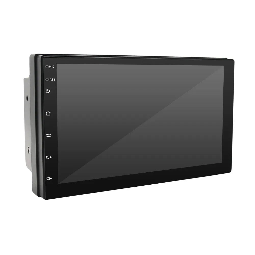 Black universal car GPS navigation MP5 player with 7-inch touchscreen display