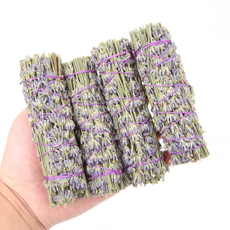 4-inch natural dried lavender flower aromatherapy stick for room fragrance