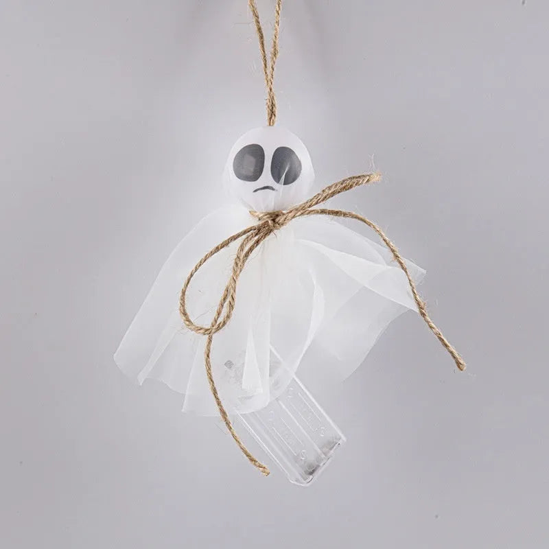 Halloween LED lighting chain with battery box, shown in a ghost-themed colour for venue decoration.