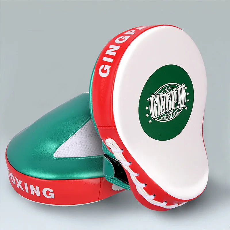 Vertical boxer Sanda baffle target training equipment in gold and green colours