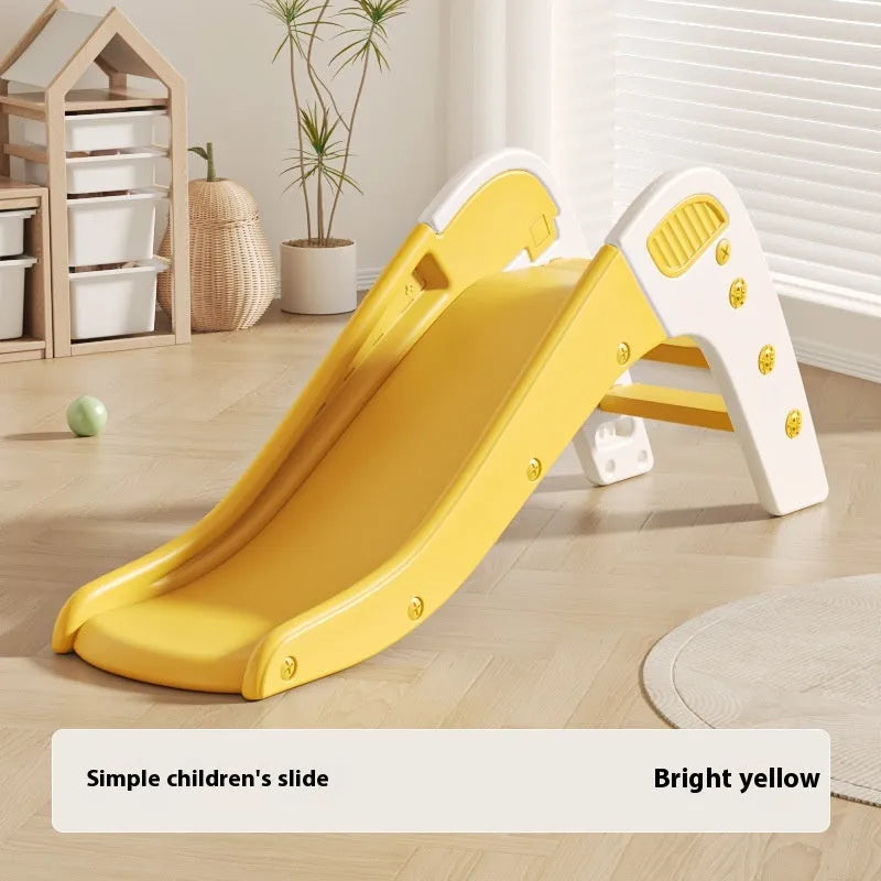 Small plastic indoor slide for babies and toddlers under three years old.