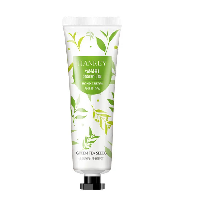 30g hand cream tube with fruit and botanical fragrance options for dry skin moisturisation