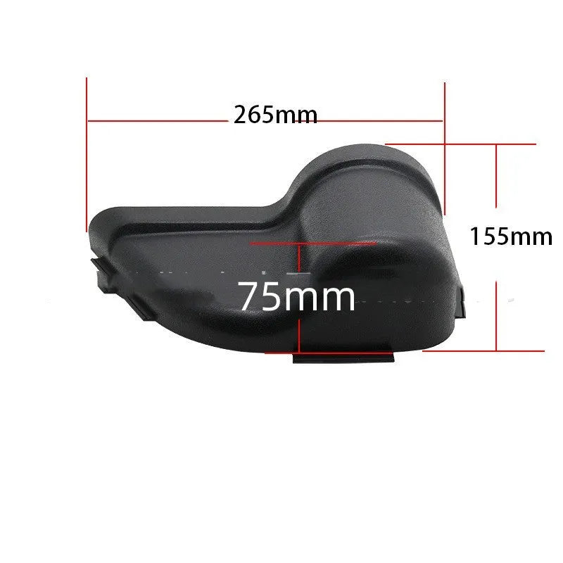 Black ABS plastic storage box for Jeep Wrangler JK and JL door panels