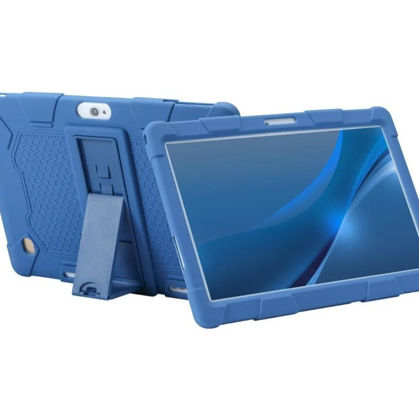 Little Overlord H10 ProM20 silicone protective case for 10.1-inch tablet in multiple colours with kickstand.