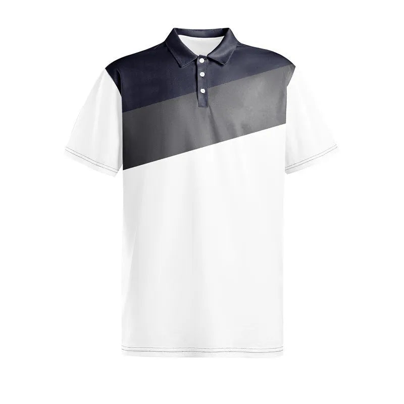 Men's loose fit short sleeve t-shirt with 3D digital printing pattern in colour LM-PL047