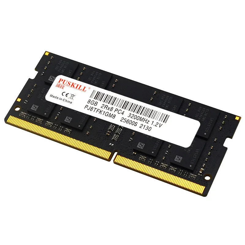 DDR4 SODIMM laptop memory module for notebook upgrades, 260-pin connector
