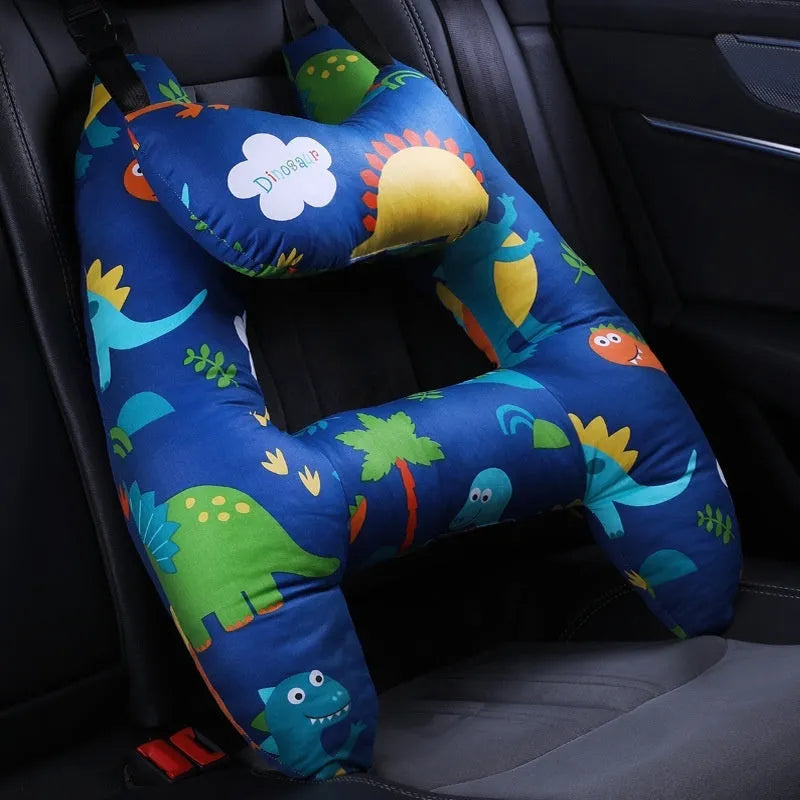 55x70cm automotive headrest pillow with pearl cotton filling showing pattern options