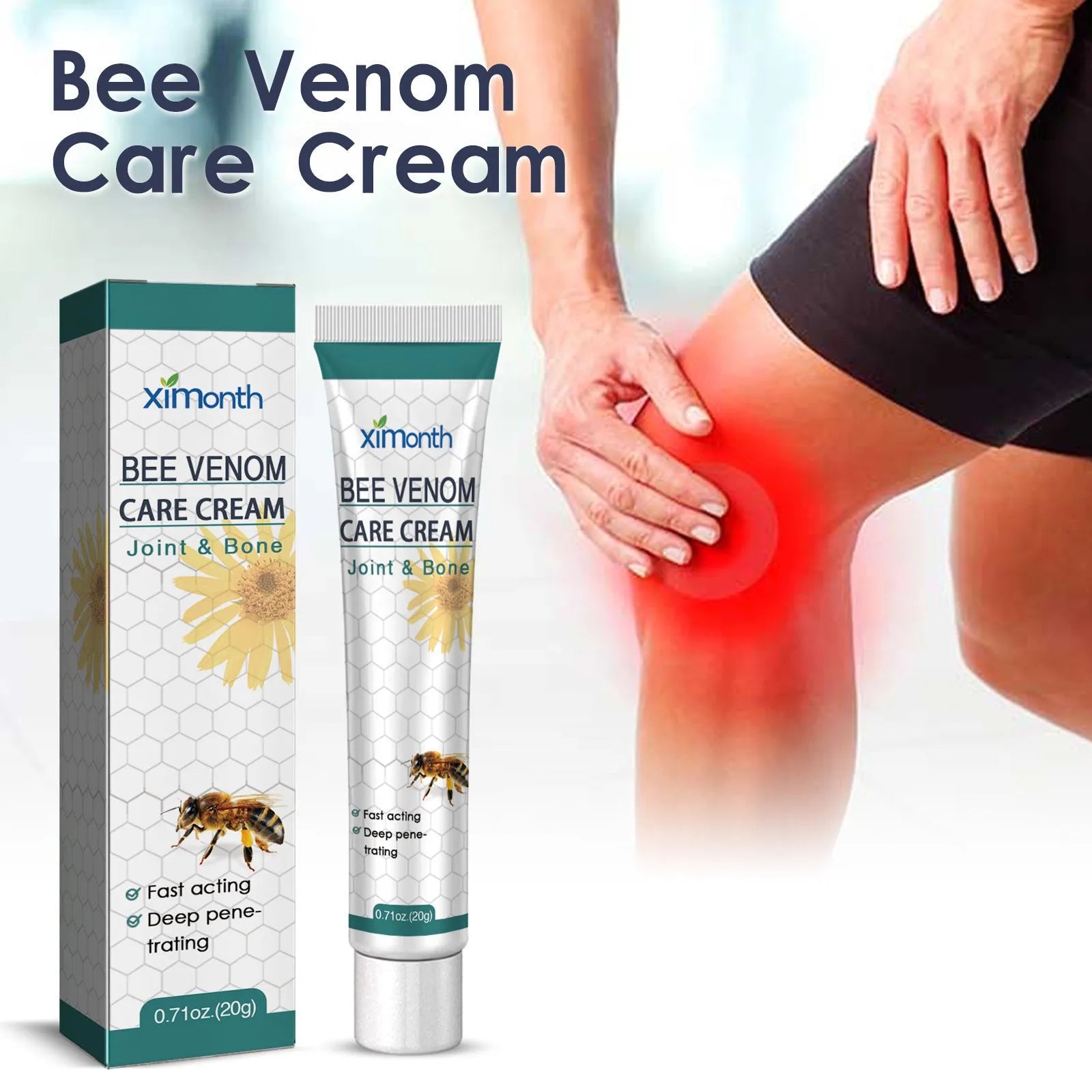 20g tube of joint pain massage care cream for universal skin types