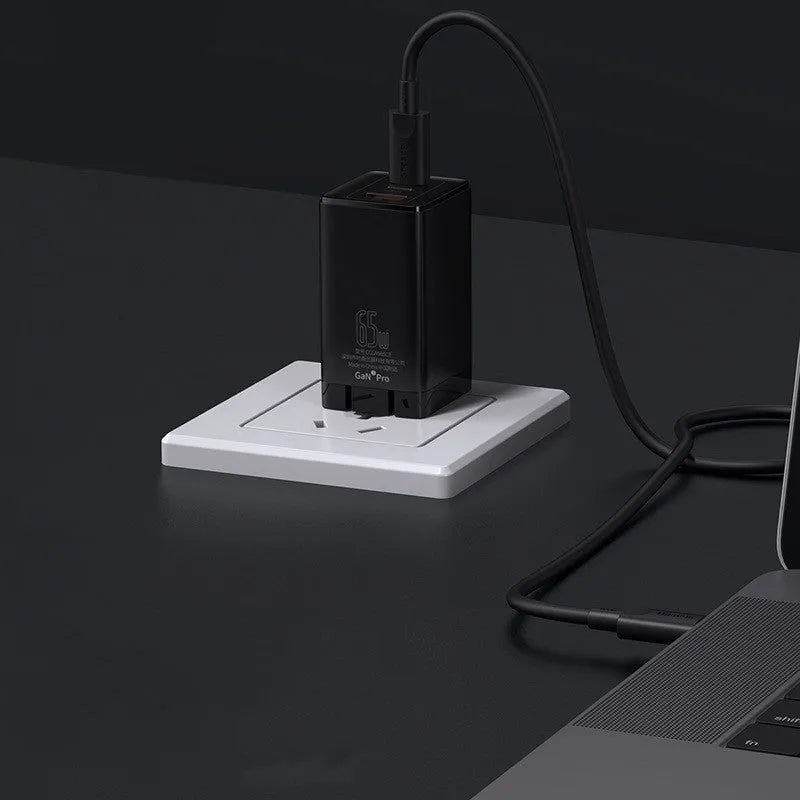 White 12V multi-port fast charger with USB and Type-C ports for lithium battery systems
