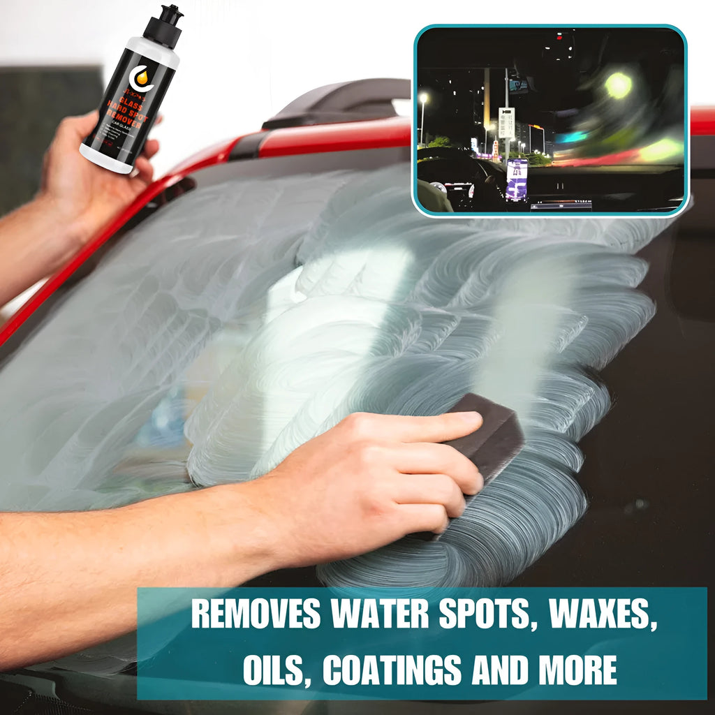 Glass oil film remover cleaning cream paste in 50ml, 100ml and 200ml sizes for car windows