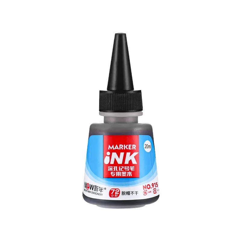 15.2cm quick-dry oil marker pen in black, red, blue and green ink colours for waterproof industrial marking
