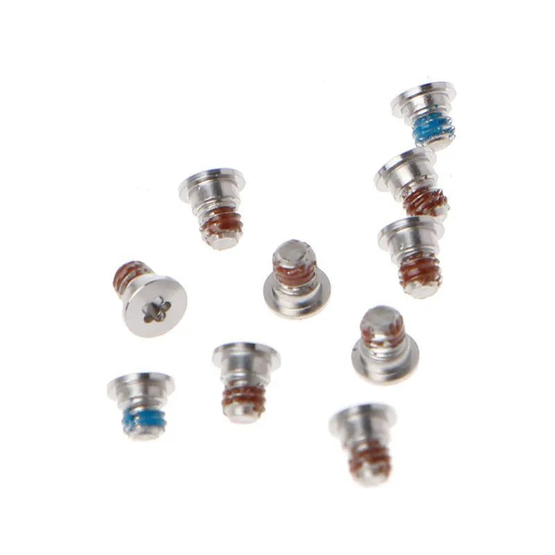 10 metal replacement screws for MacBook Pro Retina A1502, A1398, and A1425 bottom shell repair