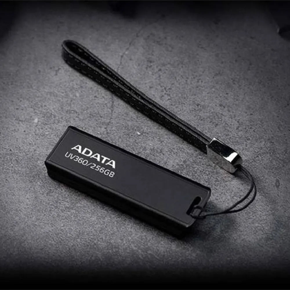 Black waterproof car USB flash drive showing compact size and USB connector.