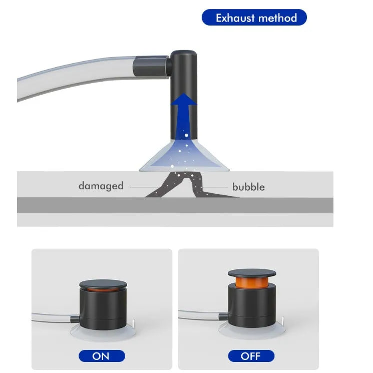 Car windshield crack repair kit with plastic applicator tool and resin bottle