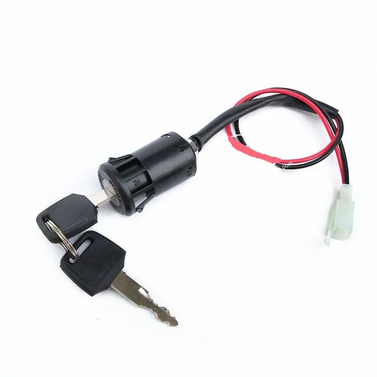 Waterproof electric car door lock for vehicle start ignition systems with multiple wiring configurations