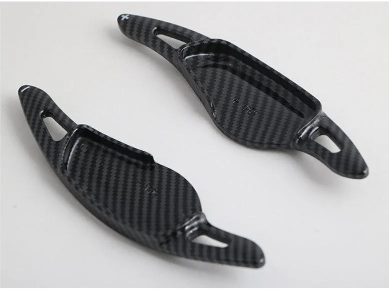 Carbon fibre pattern steering wheel paddle shifter modification accessory in ABS material