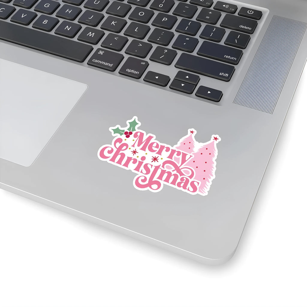 Set of 50 cute Christmas waterproof stickers in sizes from 4cm to 8cm for decoration.