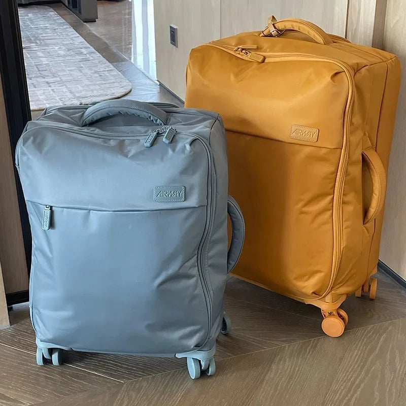 Ultra-light waterproof Oxford cloth suitcase with universal wheels in a choice of colours