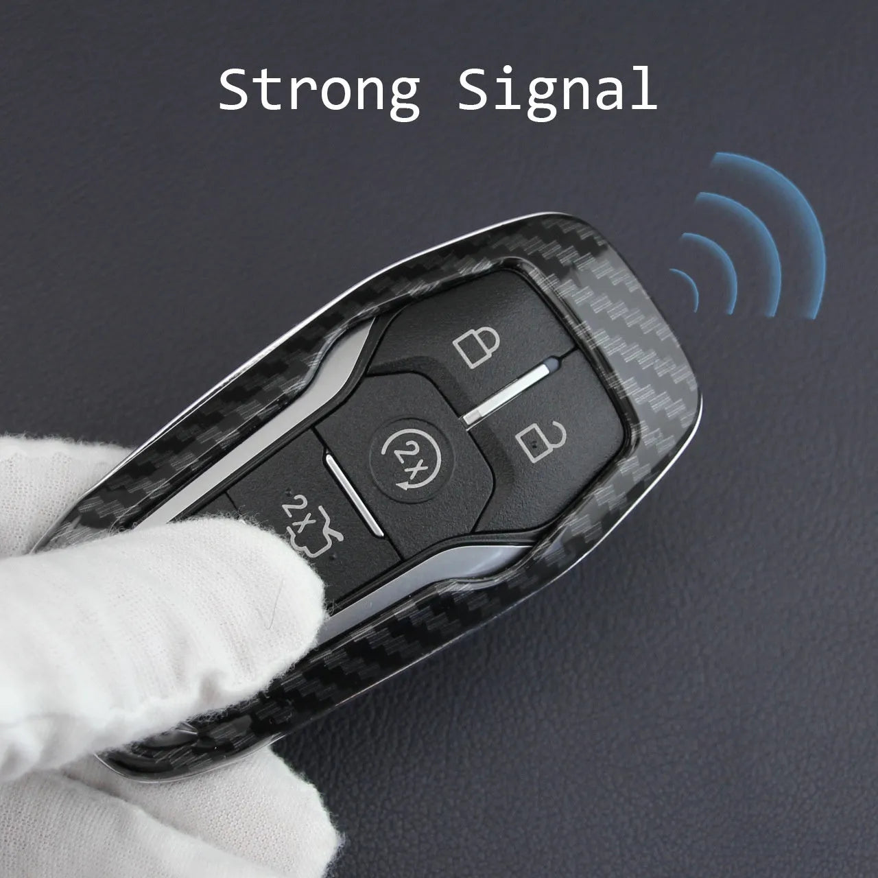 Plastic remote control protective shell for a car key shown in two variants: single shell and single shell with buckle.